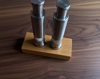 Gewürzmühlen I Salz- und Pfefferstreuer inklusive Holzständer I innerhalb von 24 Std. versandfertig