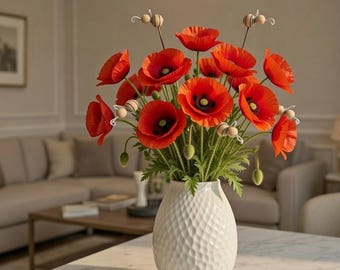 Originelle handgefertigte Holz-Biene – Dekoration für Blumen und Pflanzen, Nachhaltig, Stilvoll & Einzigartig