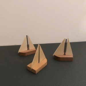 wooden sailboat