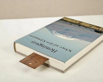 Handmade Wooden Bookmark – Walnut or Cherry, Unique Gift, Sustainable, Handcrafted, Book Lover Accessory, Reading Companion