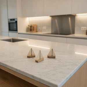 Handcrafted Wooden Sailboat | Mini Boat in Cherry and Maple | Maritime Decor | Handmade Gift for Home, Wedding & Birthday