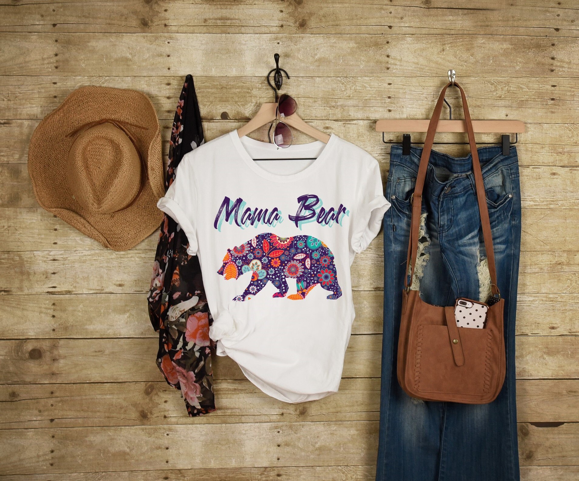 Download Boho Mama Bear SVG Download/Sign/Mandala/Farmhouse/Shirt ...