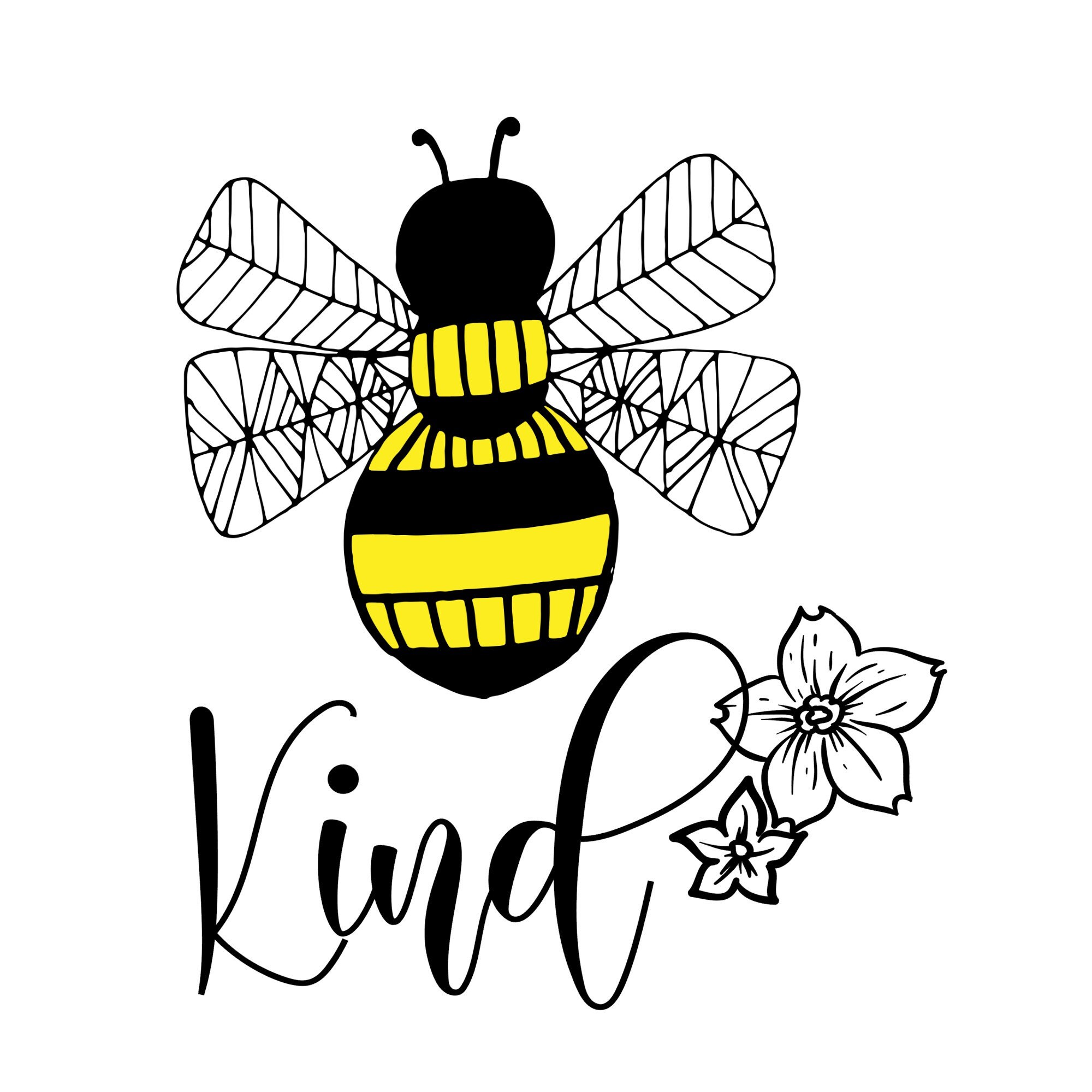 Free Free 139 Silhouette Bee Kind Svg SVG PNG EPS DXF File
