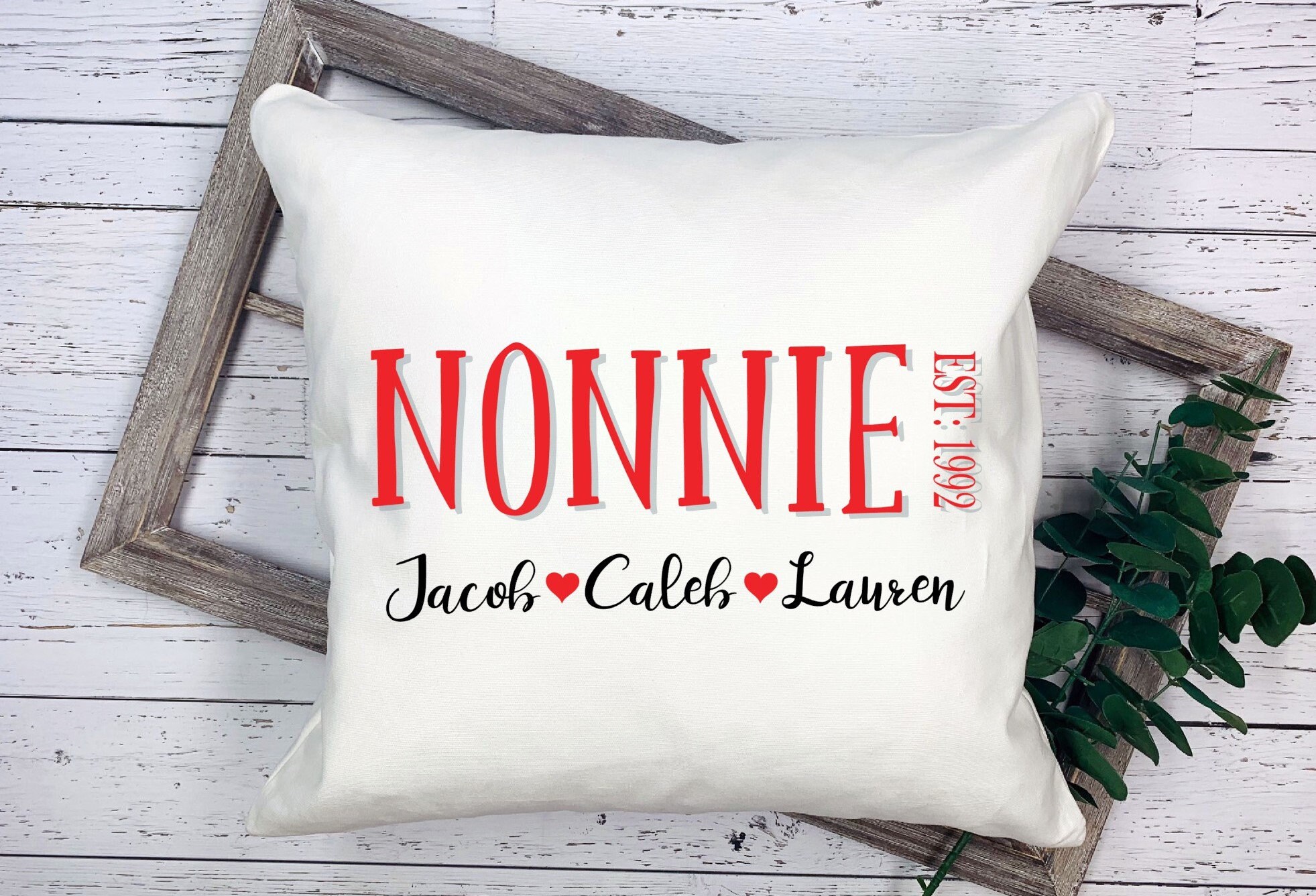 Download Grandma/Mom/Nonnie/Gigi Established Year SVG Pillow /Mug ...