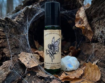 Woodland Dusty Iris, Moth Fae Perfume Oil | Rice Bran Base | Vegan