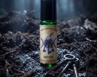 Hecate Perfume Oil, Dark Rose - Dragon'S Blood | Vegan Blend | Midnight Woods