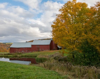 Jenne Farm, Reading, Vermont, Farm Decor, Farm Art, farm photography, rustic decor, new england art,  vermont art, autumn decor, fall decor
