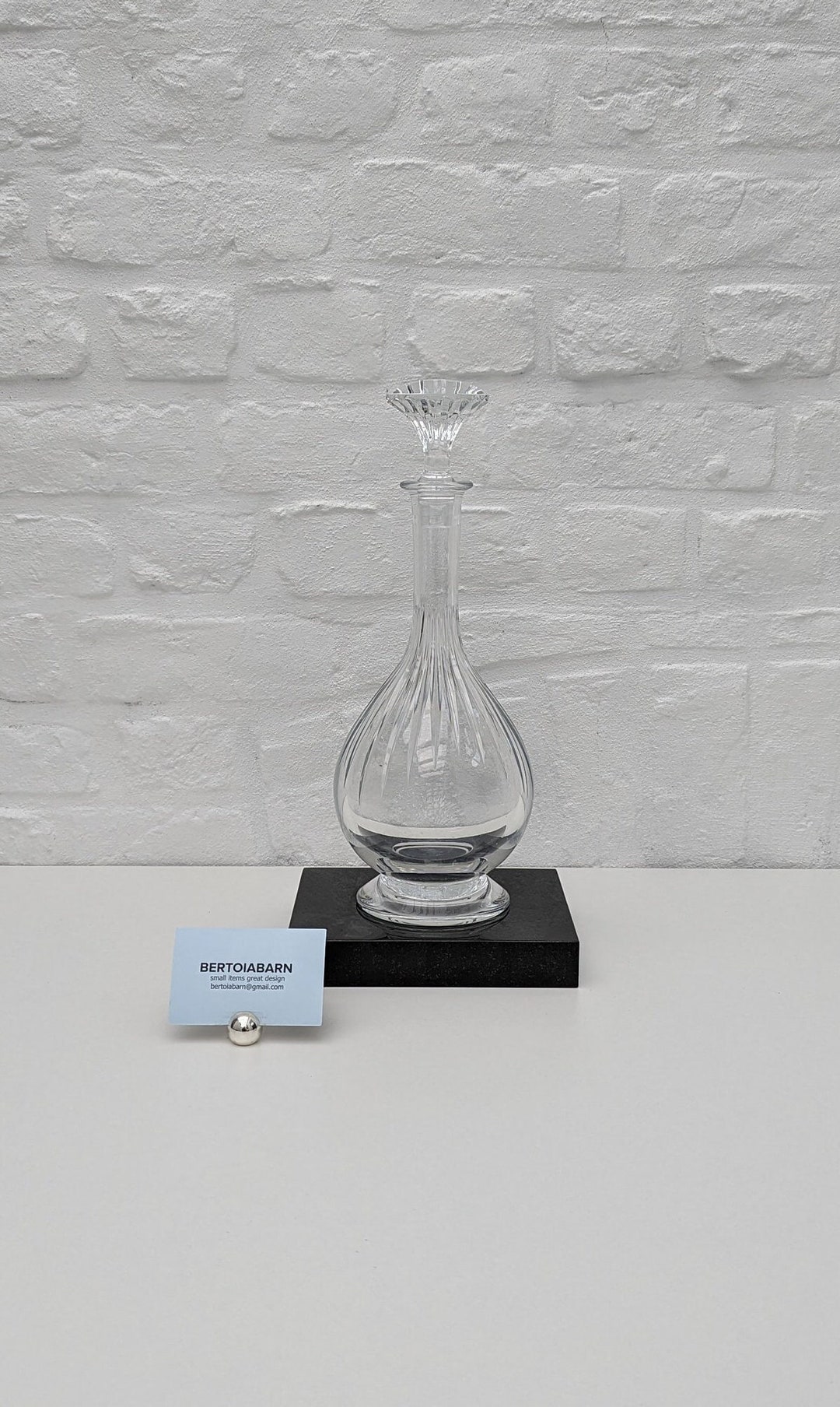 Baccarat France Masséna Crystal Decanter Rare Amazing Piece Etsy