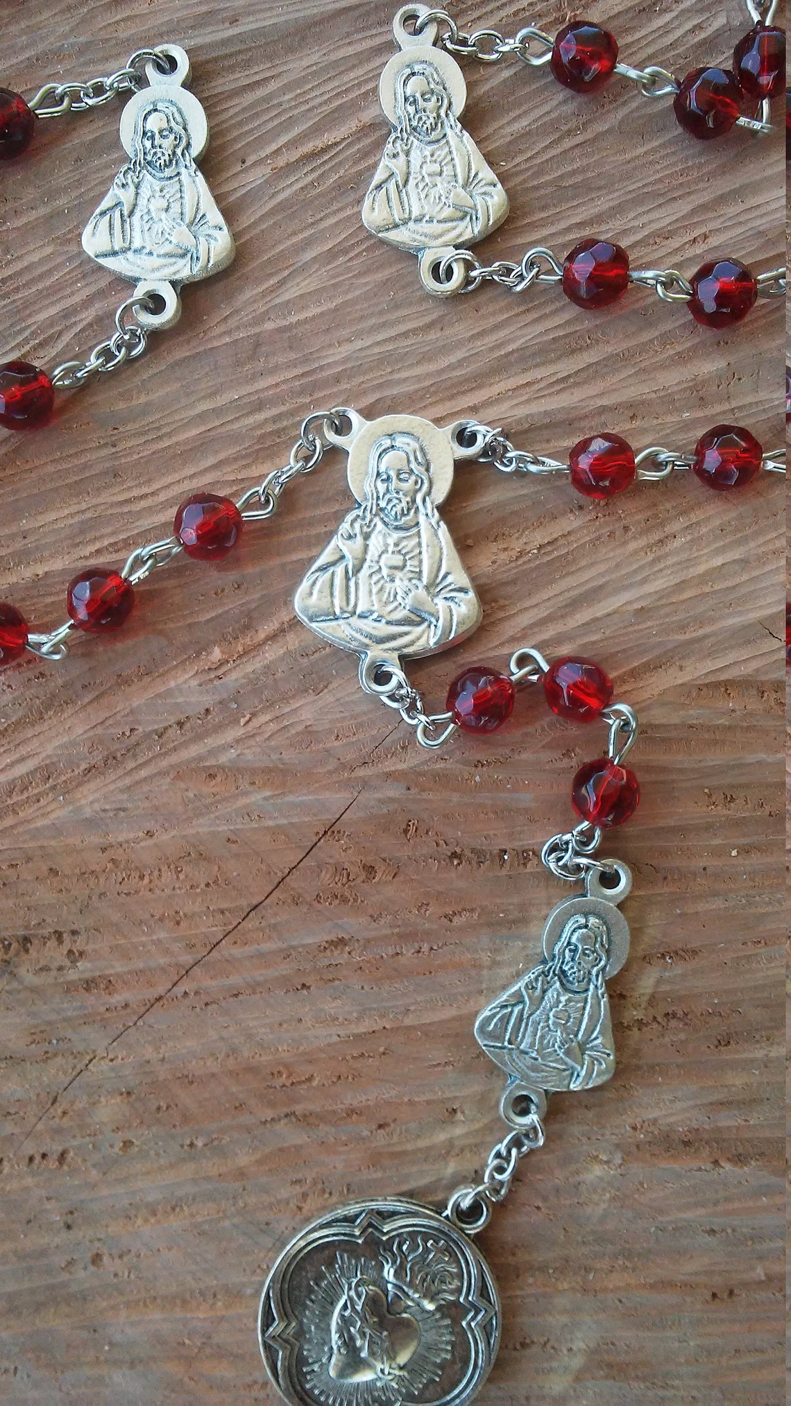 Sacred Heart Chaplet Chaplet of the Sacred Heart of Jesus Etsy Sacred Heart Chaplet Chaplet of the Sacred Heart of Jesus Etsy