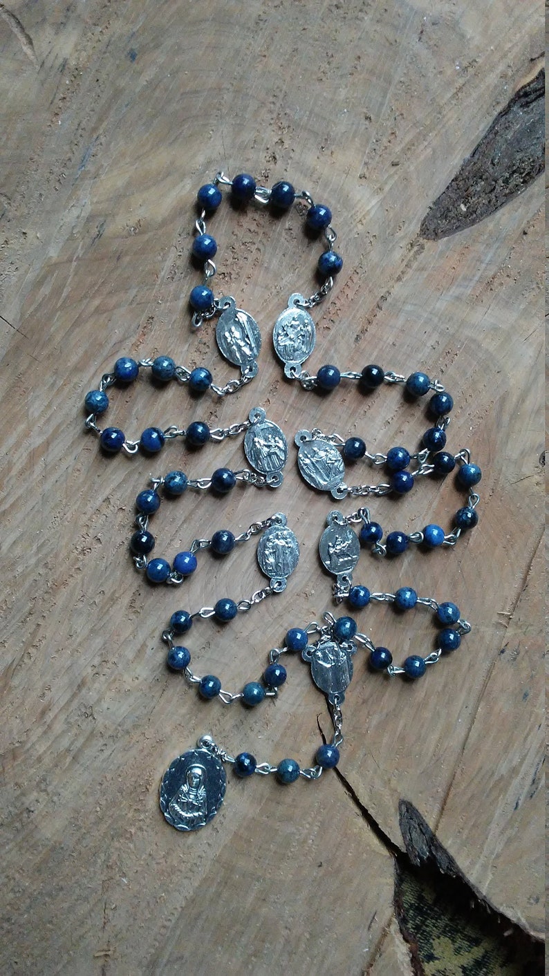 Seven Sorrows of the Blessed Virgin Mary Rosary Chaplet, Dolors, Our ...