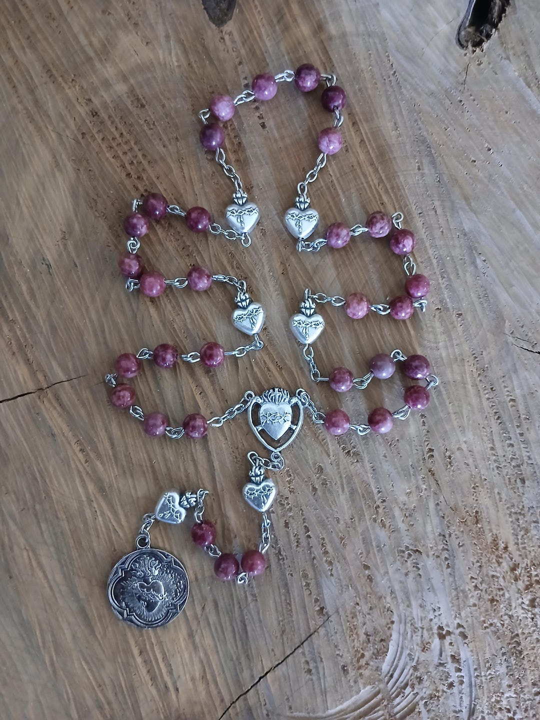 Sacred Heart Chaplet ~ Chaplet of the Sacred Heart of Jesus ~ 4420 - Etsy
