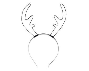 wire antler headband