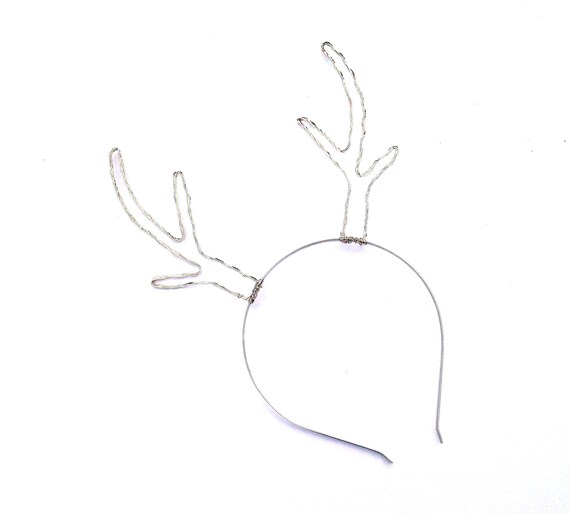 metal reindeer antlers headband
