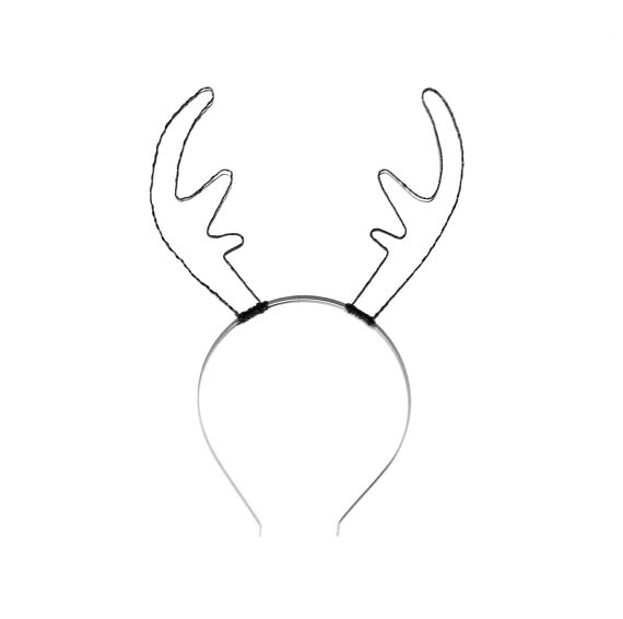wire antler headband