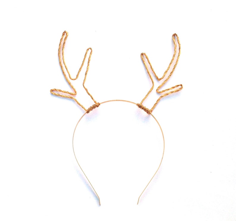 wire antler headband