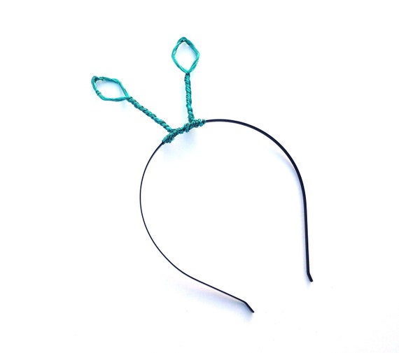 Alien Antenna Headband Green Wire Antennae Halloween Hair | Etsy