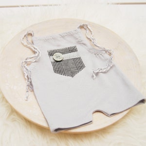 Sitter boy romper photography prop sitter outfit baby boy sitter photography