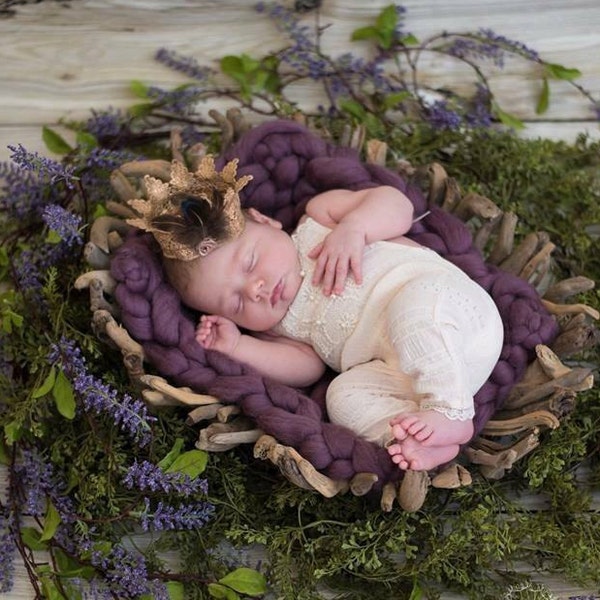 NORA Newborn Set: Romper & Bonnet; Vintage Romper; Newborn Romper Prop; Vintage Bonnet; Newborn Bonnet; Newborn Photo Prop; Lace Romper