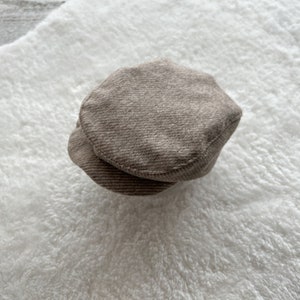 Baby Boy Hat Newsboy Flat Cap Herringbone Toddler Hat Boys Baby Gift Hat Photo Prop