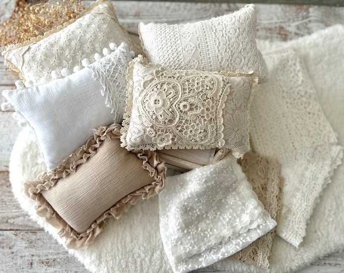 Newborn Photo Prop Baby Prop Posing Pillow Newborn Layer Photography Set Newborn Props Boho Newborn Photo Outfit Newborn Pillow Neutral Prop