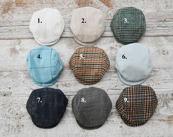 Baby Cap Baby Hat Newsboy Hat Boy's Gift Flat Cap Baby Photo Prop Newborn Hat Photography Props Toddler Hat Infant Cap Newborn Gift Wool Cap