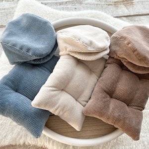 Accesorios para fotografía de recién nacidos Almohada para recién nacidos Gorra de vendedor de periódicos para bebé Accesorios para bebé niño Gorro para recién nacido Almohada para posar para bebé Accesorios para la primera sesión de fotos Cojín