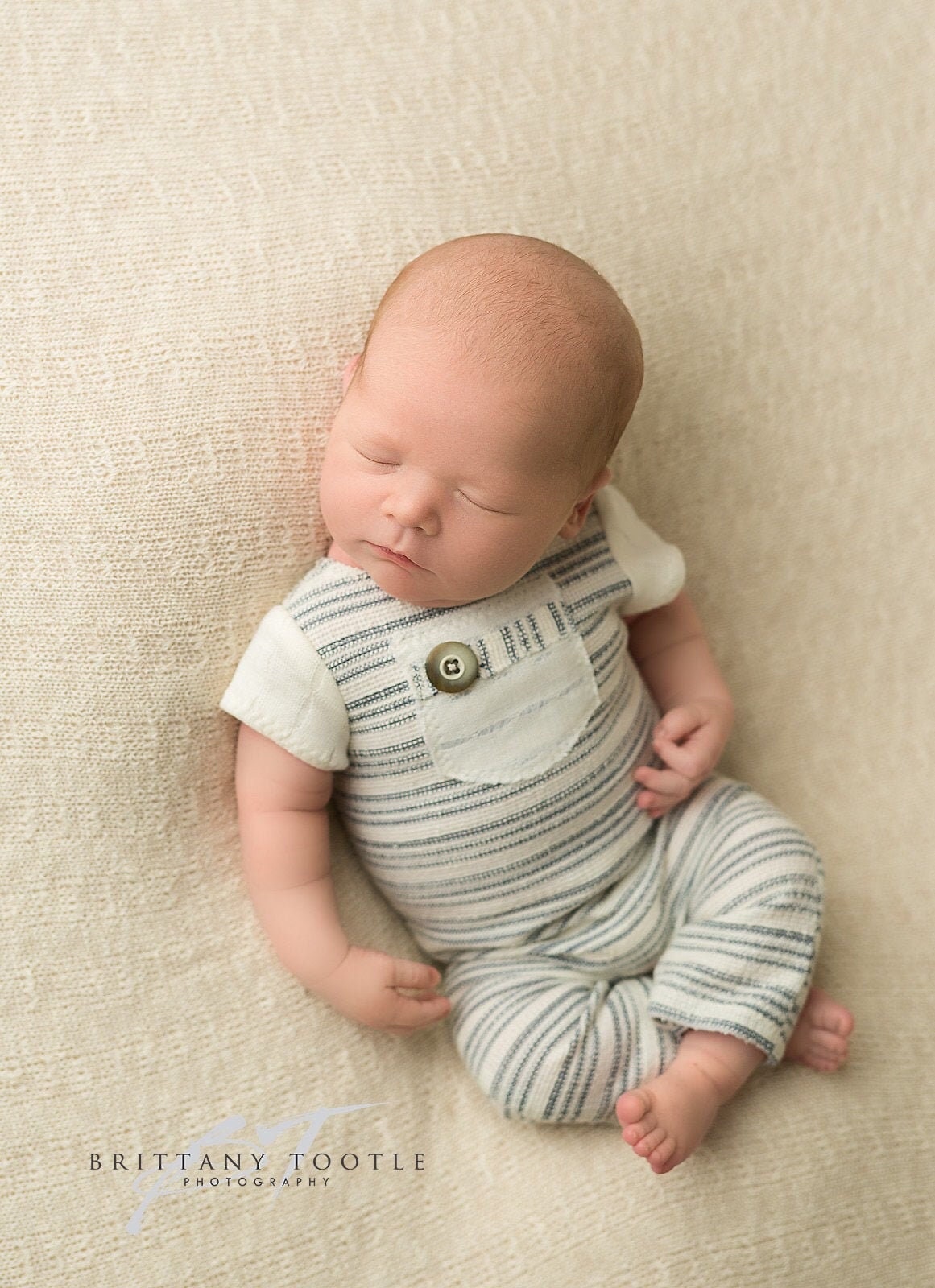Newborn boy outfit, baby boy romper, newborn photo prop, blue photo outfit