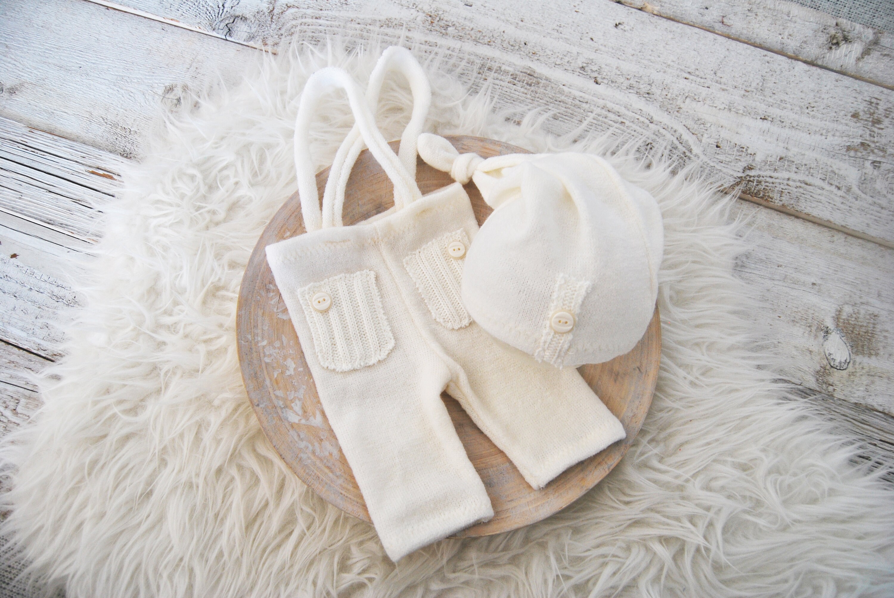 newborn pants and hat set