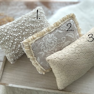 Photo Pillow Boho Newborn Girl Props Newborn Pillow Photography Props Lace Newborn Posing Pillow Baby Photography Pillow Newborn Photo Prop