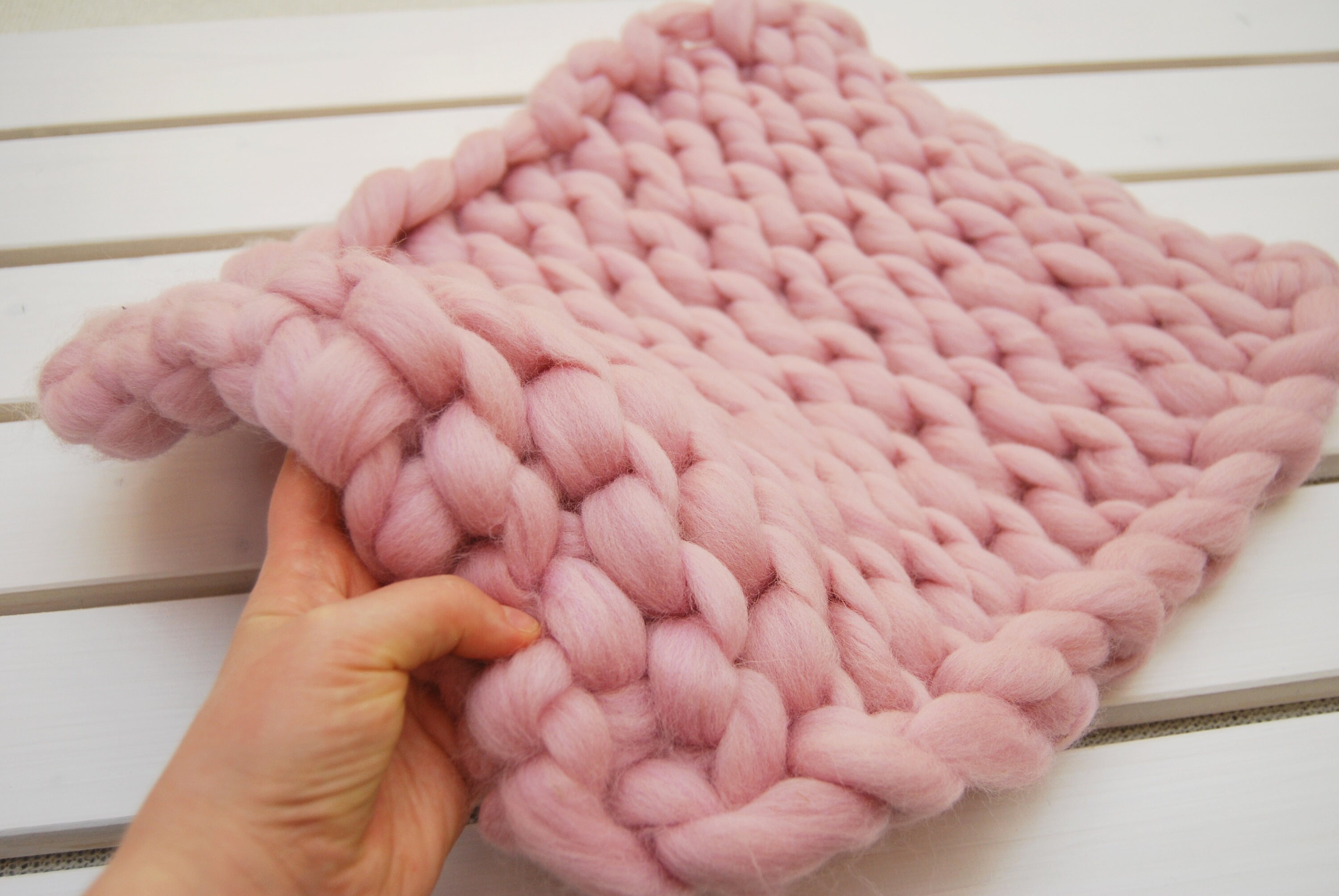 Newborn wool blanket 100 merino, newborn props, handknitted blanket