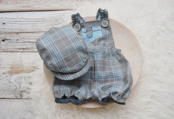 Sitter Bloomers With Suspenders and Flat Cap Set for - Etsy