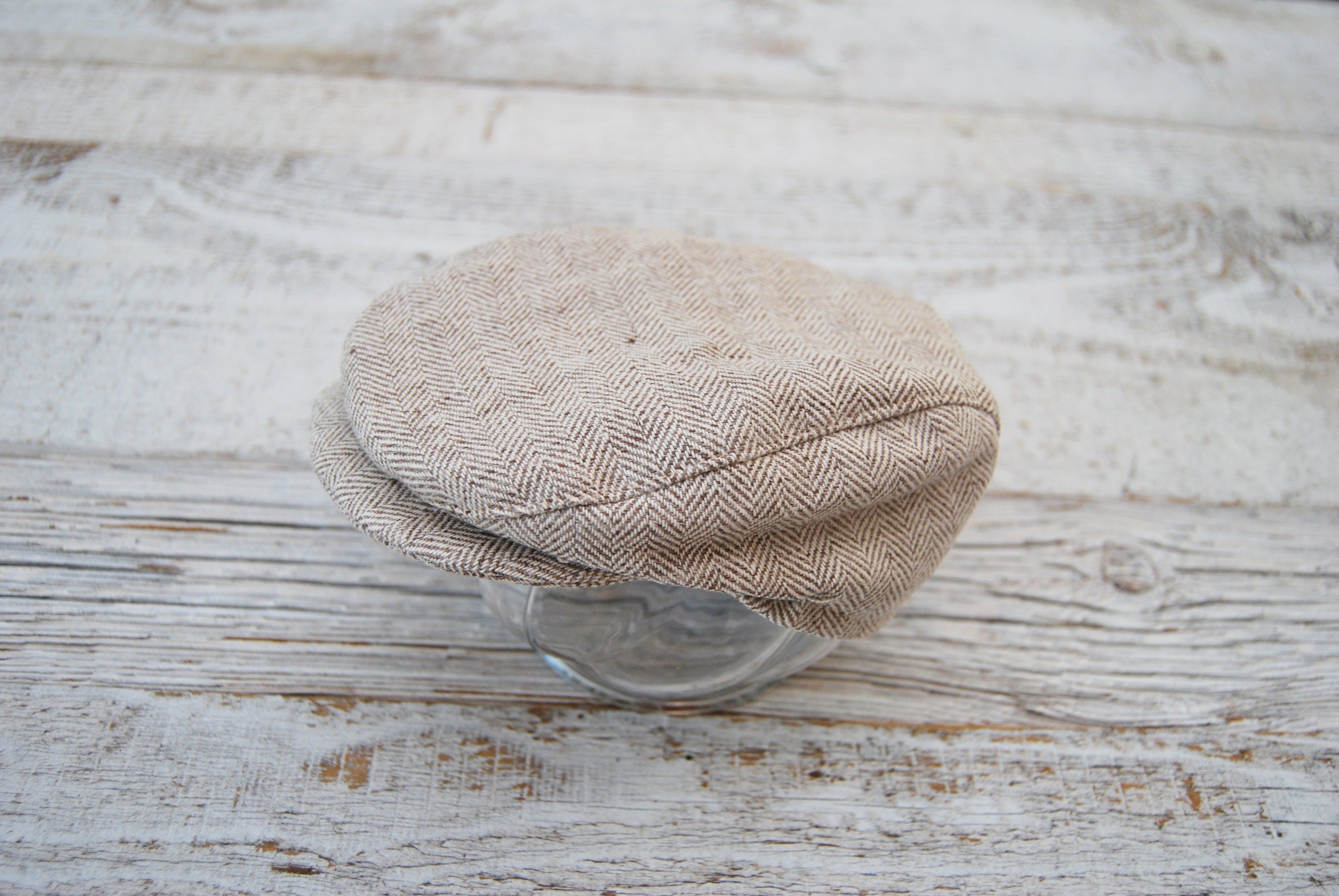 Baby Boy Flat Cap Photography Prop CHOOSE YOUR SIZE Newsboy Etsy