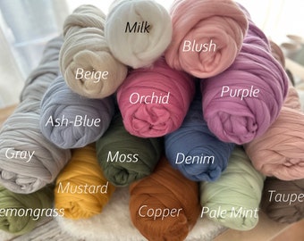 Chunky Wool Blanket Prop for Newborn Photography, Hand-Knitted Merino Layer, Photoshoot Baby Blanket