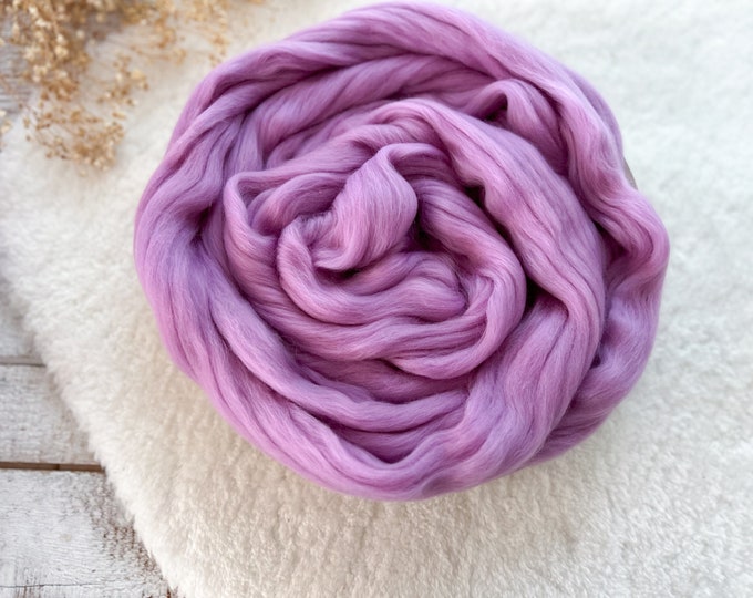 Wool Fluff for Newborn Photography PURPLE Basket Filler Basket Stuffer Newborn Photo Prop Wool Layer Newborn Layer Merino Wool Nest Stuffer