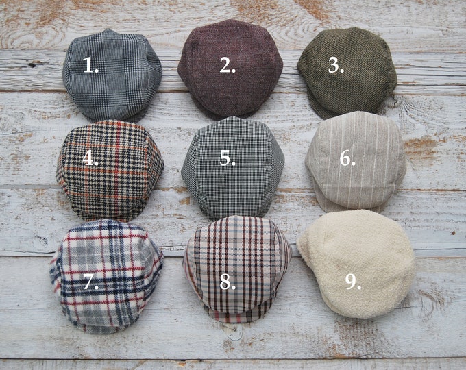 Newborn boy hat  Newborn photo prop boy Baby newsboy cap  Photo prop hat baby - choose your color