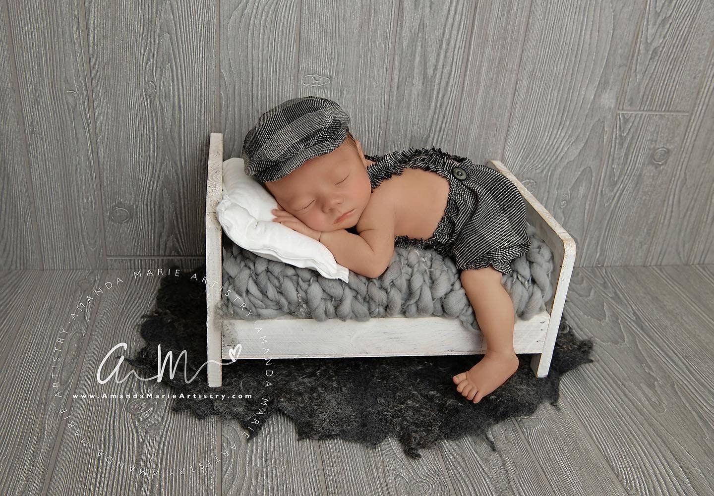 Black newborn outfit for photography suspender pants and newsboy cap for baby boys first photo shoot newborn photo prop baby flat cap