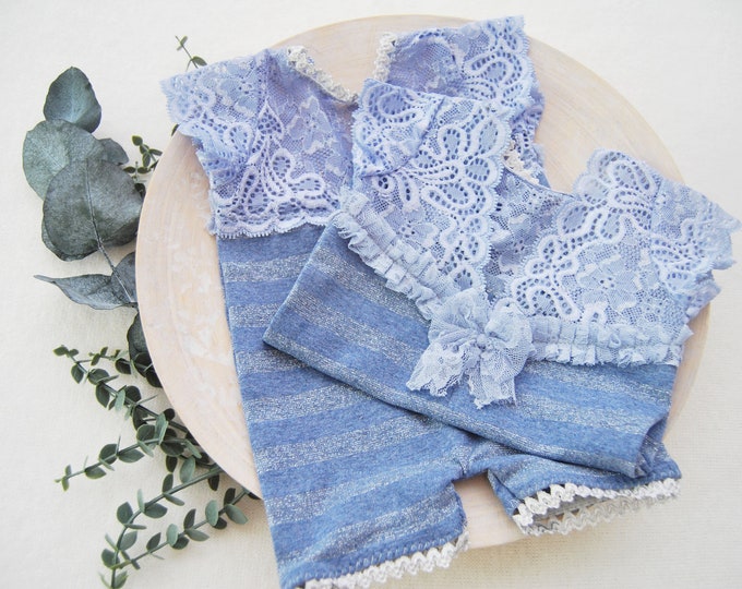 Baby romper for newborn girls first photo shoot outfit newborn romper lace lavender