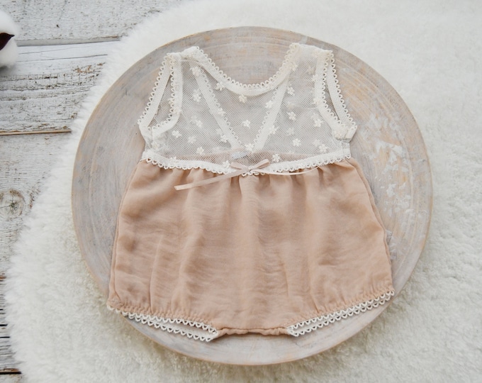 Newborn Photo Prop Newborn Romper Photography Posing Pillow Newborn Girl Outfit Photography Newborn Photo Outfit Girl Romper Prop