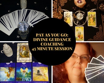 Plan de mentorat spirituel par répartition Séance de 1 à 45 minutes, voyante, ange, médium, tarot, oracle, spirituel, vie, amour