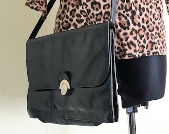 Italian Leather messenger Bag PICARD / Leather Crossbody Bag / business Shoulder bag / handbag Office laptop bag