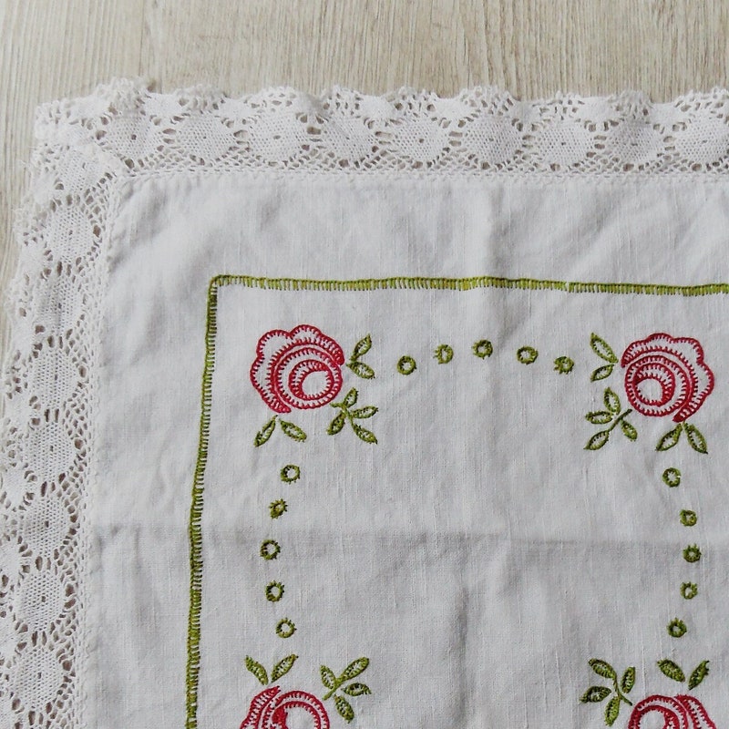 Vintage Tablecloths Etsy
