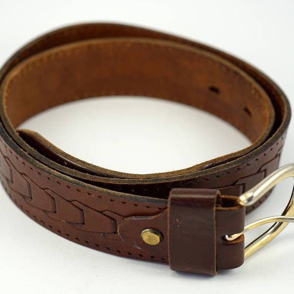 Vero Cuoio Leather Belt - Etsy