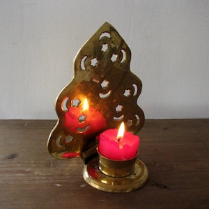 Brass Candle Holder Brass Christmas tree Brass Sconce Brass Candlestick Holder Brass Candlestick Holder