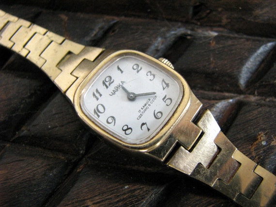 Vintage mechanical gold plated ladies watch CHAIK… - image 2