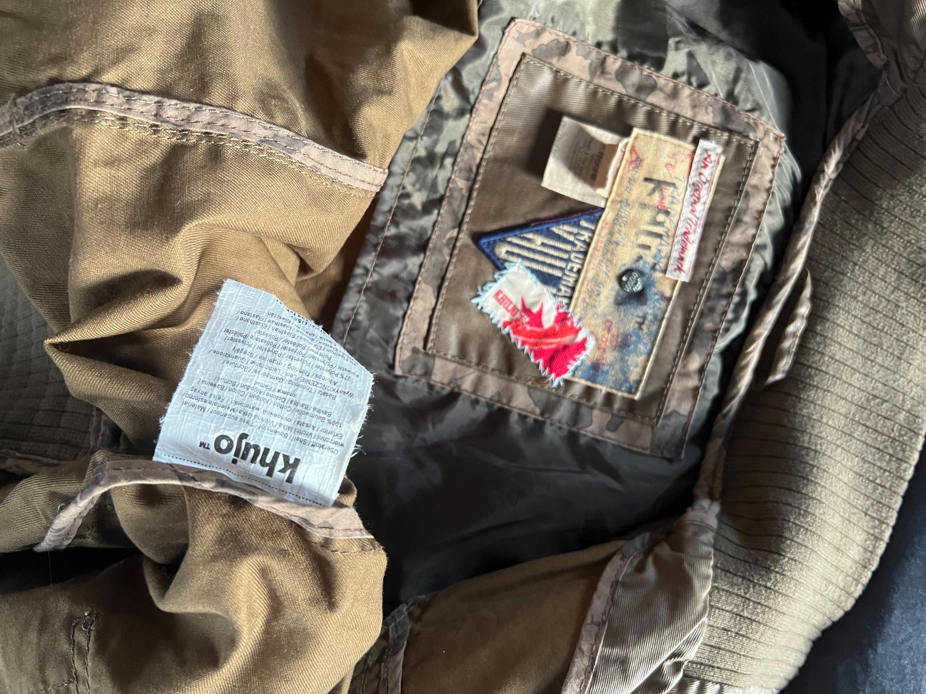 KHUJO ミリタリージャケット Khujo Men Jacket Ripley Field Army Green New Vintage Size