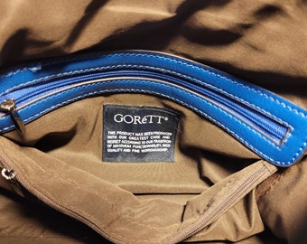 Vintage azul todos los días y salir bolso de hombro 80s 90s bolso de tamaño  mediano GOReTT