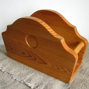 Retro Holz Organizer für Schreibwaren Holz Tisch Aufbewahrung Primitive Box Holz Tisch Organizer Serviettenhalter Schreibtisch Organizer