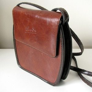 OKAY SAC bolso de hombro vintage de polipiel marrón bolso bandolera marrón foxy marrón en todo el cuerpo cartera