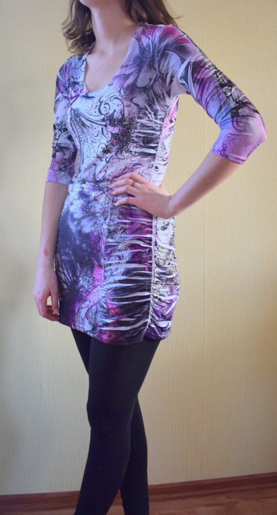 biba purple dress