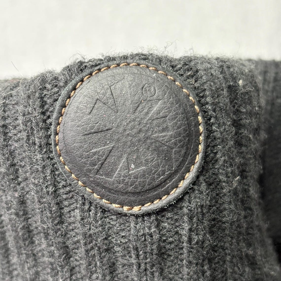 Vintage ART Company Leather Knit Boots, Black Sock Boots, Wood Heel, US 7, EU 37, 90s Y2K, foto 2 di 5